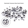 710Pcs Electroplate Transparent Glass Beads Strands DIY-YW0003-07-2