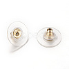 304 Stainless Steel Bullet Clutch Earring Backs X-STAS-T004-10G-1