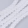 Baking Paint Transparent Glass Bead Strands GLAA-S031-6mm-13-1