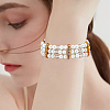 180Pcs 2 Colors 3-Hole Iron Grade A Rhinestone Bridge Spacers RB-BBC0001-03-6