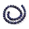 Natural Lapis Lazuli Round Beads Strands G-I181-09-10mm-4