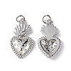 Rack Plating Brass Micro Pave Cubic Zirconia Pendants LS-KK-F848-11P-1