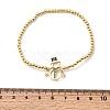 Christmas Brass Micro Pave Cubic Zirconia Link Bracelets BJEW-K289-01A-G-5