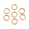 Ion Plating(IP) 304 Stainless Steel Closed Jump Rings STAS-G393-06G-08-1