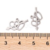 Non-Tarnish 5Pcs 201 Stainless Steel Pendants STAS-M056-03P-3