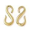 PVD Vacuum Plating 304 Stainless Steel S Hook Clasps STAS-G278-44G-1