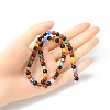 Natural Agate Beads Strands G-YW0001-33B-4
