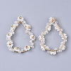 ABS Plastic Imitation Pearl Pendants FIND-S306-16E-2