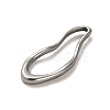 Non-Tarnish 304 Stainless Steel Linking Rings STAS-Q316-04B-P-2