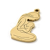 Mother's Day 201 Stainless Steel Pendants STAS-H188-01B-G-2