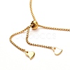 Natural Pearl Beads Adjustable Slider Bracelet for Girl Women Gift BJEW-JB06820-02-5