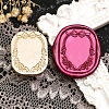 Flower Frame Brass Stamp Heads AJEW-M037-05G-03-1