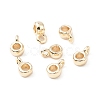Brass Tube Bails KK-WH0059-06G-01-3