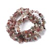 Natural Agate Chip Beads Strands G-G905-04-3