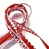 10 Yards 5 Styles Valentine's Day Polyester Ribbons OCOR-Q026-01-3