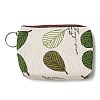 Flamingo/Cherry/Leaf Pattern Cotton Cloth Wallets ABAG-Q043-02-2