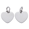 Tarnish Resistant 201 Stainless Steel Stamping Blank Tag Charms STAS-S105-T617-1-2