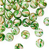 30Pcs Handmade Gold Sand Lampwork Beads LAMP-TA0002-37D-2