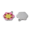 304 Stainless Steel Pendants STAS-C083-12P-01-2