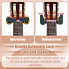 4Pcs Wood with Iron Wall Mounted Guitar Hanger ODIS-AR0001-17-4