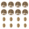 Tibetan Style Alloy Beads TIBEB-PH0004-82-1
