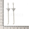 Tibetan Style Alloy Big Pendants FIND-G078-32H-AS-3