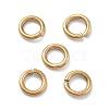Ion Plating(IP) 304 Stainless Steel Open Jump Rings STAS-M081-02G-03-1