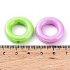 UV Plating Opaque Acrylic Beads X-OACR-Z013-29-3