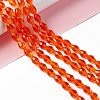 Glass Beads Strands X-GLAA-R024-11x8mm-18-2