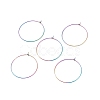 Ion Plating(IP) 316 Surgical Stainless Steel Hoop Earrings Findings STAS-F149-32M-B-1