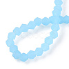 Imitation Jade Frosted Glass Bead Strands EGLA-A039-J2mm-MD03-4