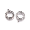 Tibetan Style Alloy Toggle Clasps TIBE-L003-015AS-3