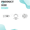 200Pcs Ring 304 Stainless Steel Spacer Beads STAS-UN0058-87C-P-3