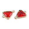 Transparent K9 Glass Connector Charms LS-GLAA-N038-60-F09-2