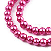 Baking Paint Glass Pearl Bead Strands HY-Q003-3mm-10-2