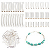 50Pcs 5 Style Brass Tube Beads Sets KK-AR0003-16-1