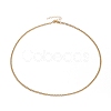 304 Stainless Steel Curb Chains Necklaces NJEW-JN03280-01-1