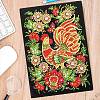 DIY Animal Theme Notebook Diamond Painting Kits DIAM-PW0004-111D-1