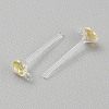 Resin Stud Earring Finding RESI-WH20001-08I-2
