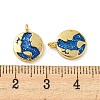 Rack Plating Brass Charms KK-R153-09G-3