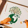 Plastic Reusable Drawing Painting Stencils Templates DIY-WH0202-252-5