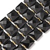 Natural Obsidian Beads Strands G-F839-A33-01-2