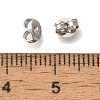 Rack Plating Brass Friction Ear Nuts KK-C081-04P-3