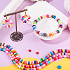 6Strands 3 Styles Handmade Polymer Clay Beads Strand CLAY-TA0002-09-6