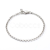 Tarnish Resistant 304 Stainless Steel Rolo Chain Bracelets BJEW-JB06447-01-1