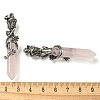 Natural & Synthetic Mixed Gemstone Faceted Double Termimal Pointed Big Pendants G-P547-03AS-4