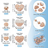 38Pcs Handmade Polymer Clay Rhinestone Beads CLAY-BT0001-14-4