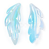 Transparent Acrylic Pendants TACR-TAC0005-03B-2