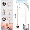 2 Sets Alloy Enamel Cup Pendant Decorations HJEW-SC0001-56X-2