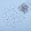 SUNNYCLUE 304 Stainless Steel Wire Pendants STAS-SC0001-02P-3